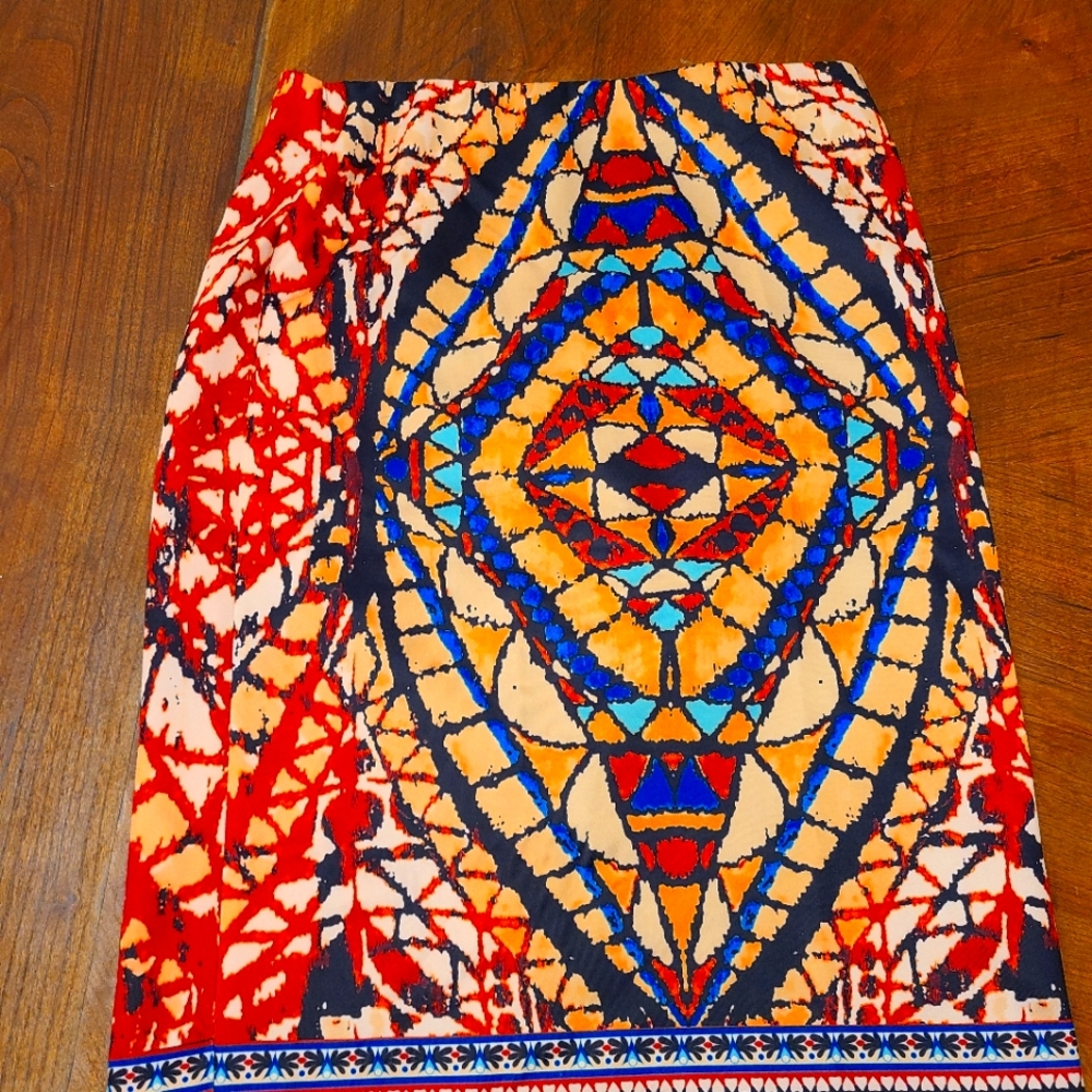 Modest stain glass skirt